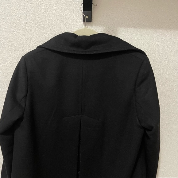 Sam Edelman Single Breasted Wool Coat - Black - 8 - Picture 5 of 8